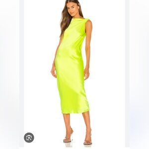 THE BAR Max silk dress